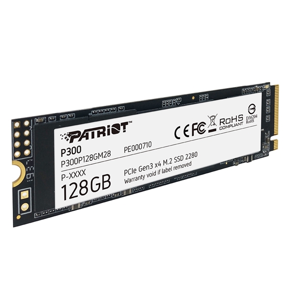 PATRIOT P300 128GB  PCIe Gen 3 x 4 NVMe